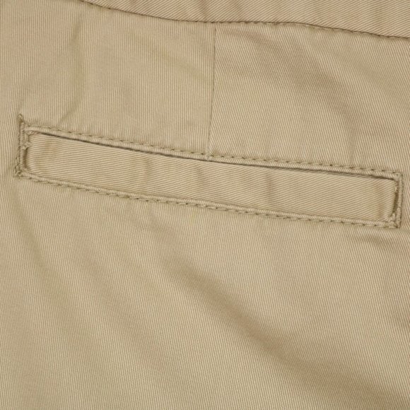 Merona Shorts Brown Khaki Tan‎ with Tuxedo Black Stripe 10 - Picture 8 of 11
